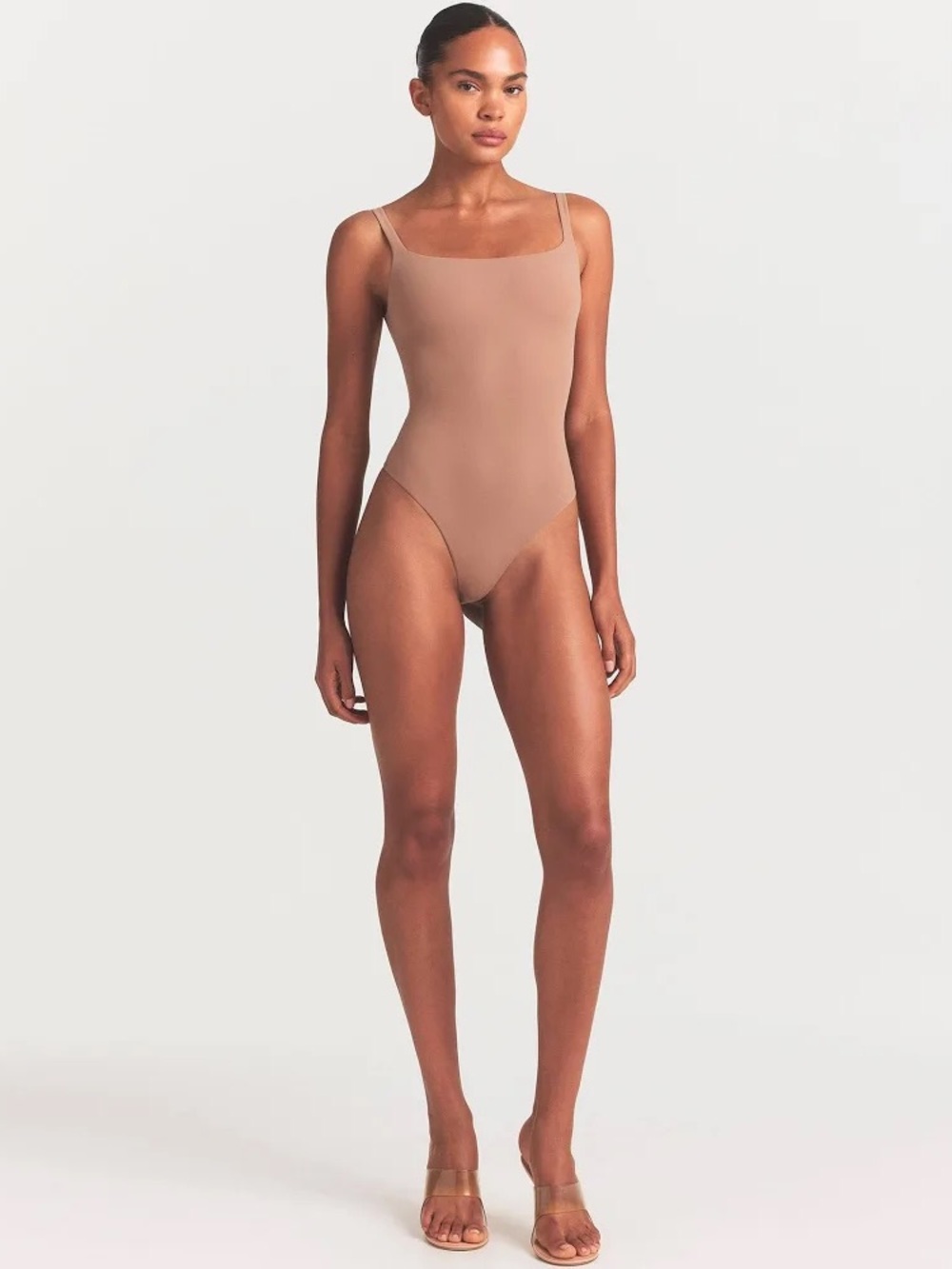 NWT SKIMS Women's Fits Everybody Square Neck Bodysuit - Small